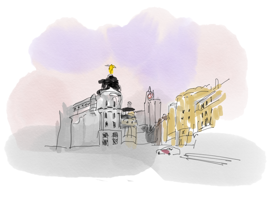 10 Minutes Away From Where We Are Is The Commercial - Visual Arts (1000x1000), Png Download