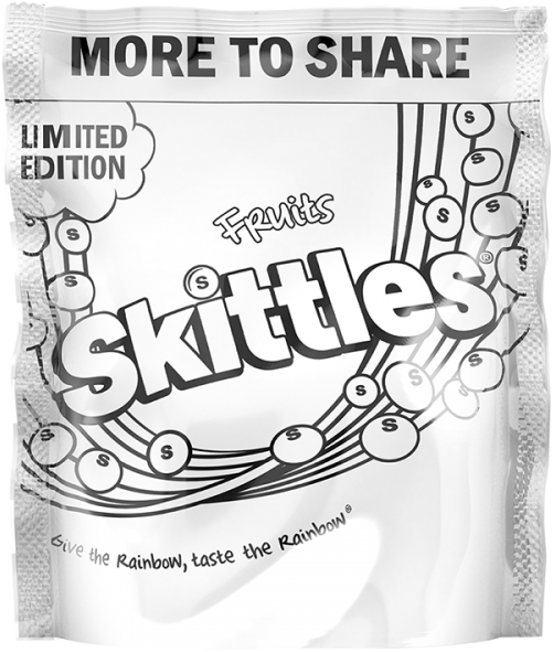 White Skittles Packaging - Limited Edition White Skittles (600x600), Png Download