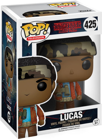 Funko Pop Stranger Things Lucas (560x560), Png Download