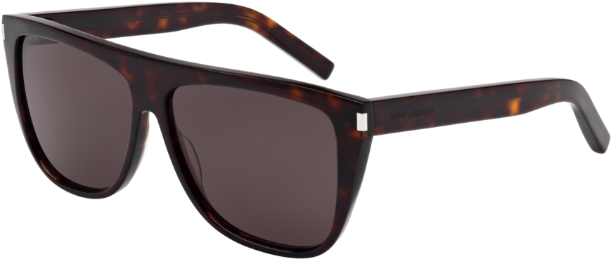 New Wave Sl 1 Black Red Sunglasses / Nylon Lenses - Yves St Laurent Sl 1 (1000x536), Png Download