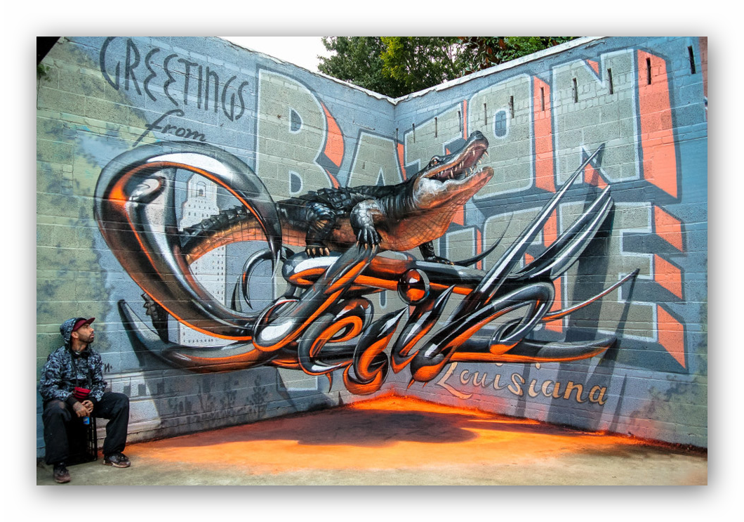 Antalya'dayım 3d Art, Street Mural, Amazing Street - Anamorphic Graffiti (1060x743), Png Download