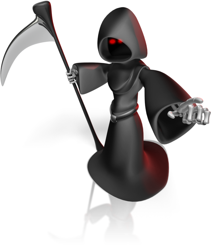 Death Png, Download Png Image With Transparent Background, - Grim Reaper Animation (800x800), Png Download