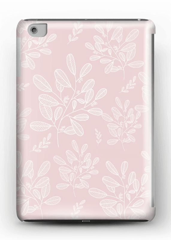 Pink Leaves Case Ipad Mini - Iphone (571x800), Png Download