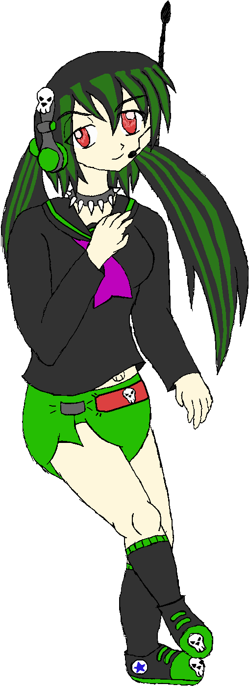 Zoe Hirashima Blood-b0xer Style (673x1488), Png Download