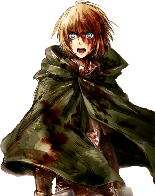 Armin Is Actually My Favorite Character - Attack On Titan Armin Fanart (500x630), Png Download