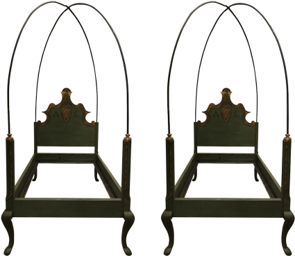 Baroque Style - Bed (736x460), Png Download