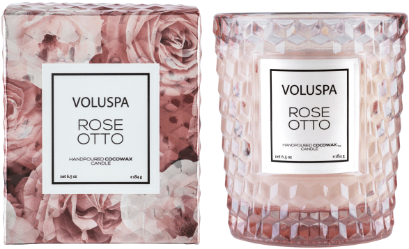 Rose Otto Classic In - Voluspa Candle (600x600), Png Download