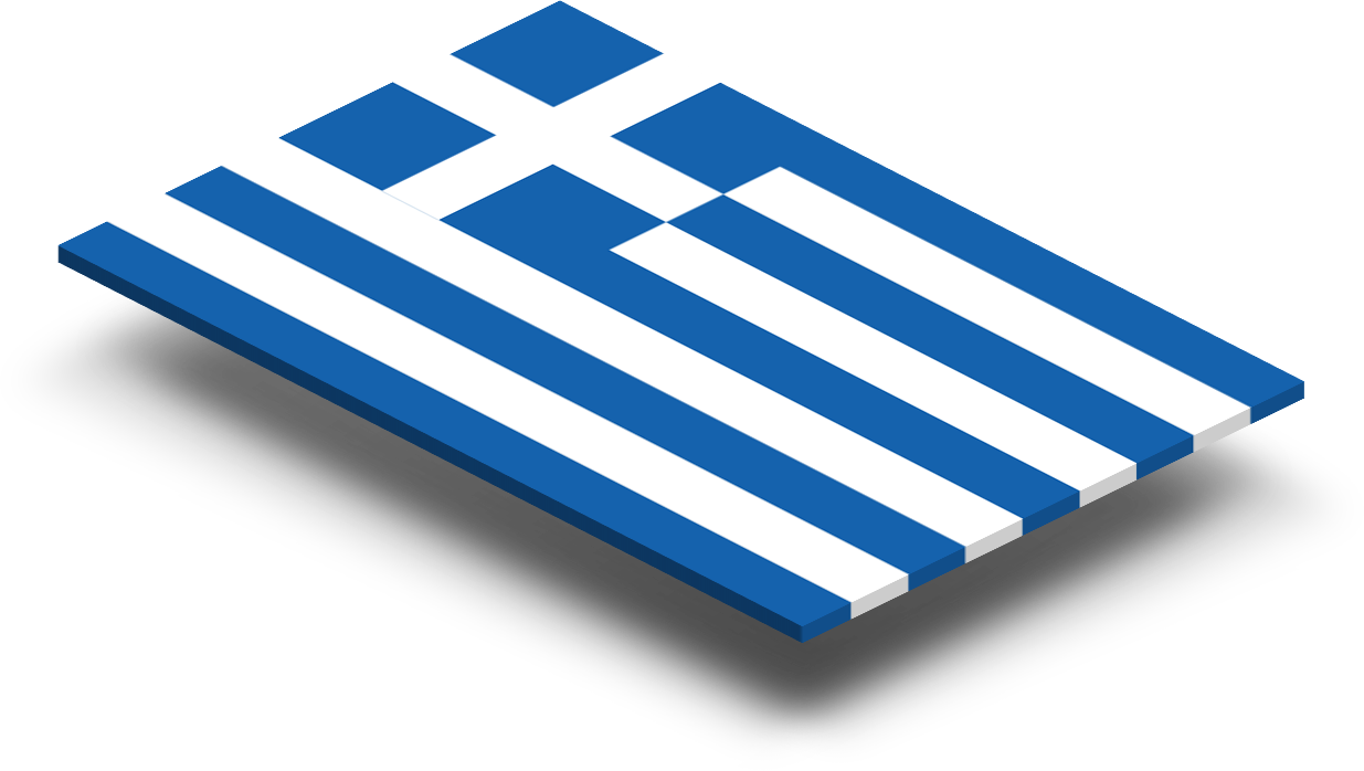 Greece Flag In Rich Quality Definition - Flag Of Greece (1235x698), Png Download