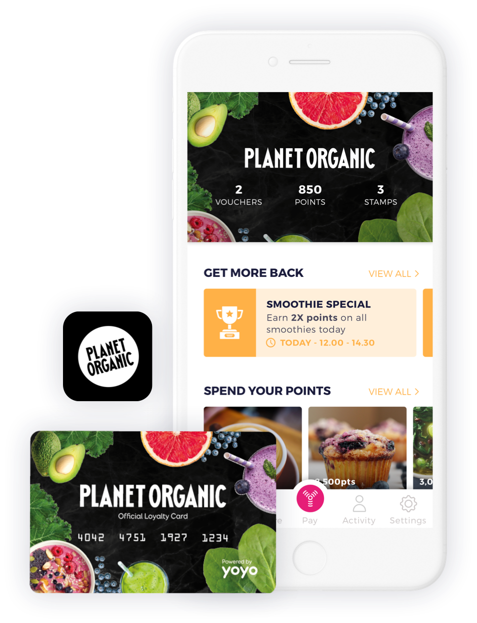 We Build Branded Apps And Loyalty Schemes That Deliver - Planet Organic (954x1244), Png Download