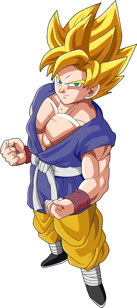 No Caption Provided - Goku Gt Adult Ssj (745x1073), Png Download