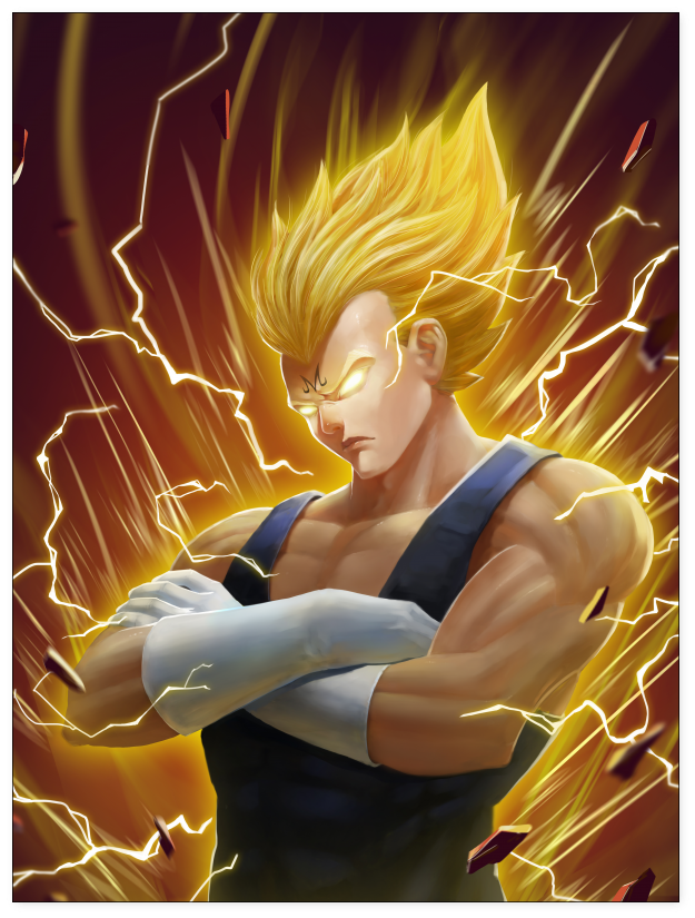 Vegeta Ssj (1024x1024), Png Download