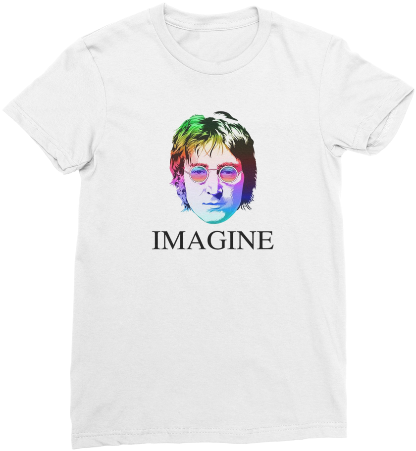 John Lennon 2 ﻿classic Women's T-shirt - T Shirts Bulma (1024x1024), Png Download
