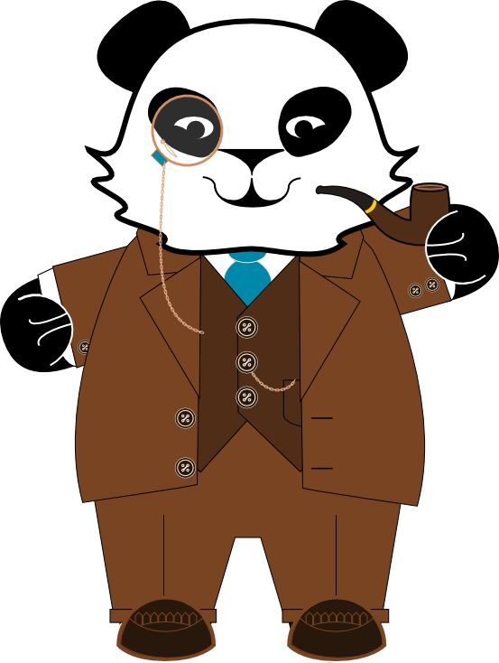 Winston-panda - Cartoon (553x734), Png Download