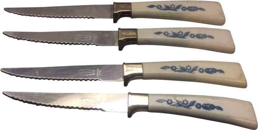 Lifetime Cutlery Sheffield England Cornflower Handle - Knife (847x847), Png Download