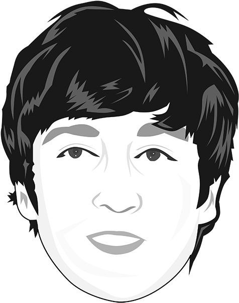 Via Caricature Maker “ “john Lennon, You Have Just - Young John Lennon Caricature (500x647), Png Download