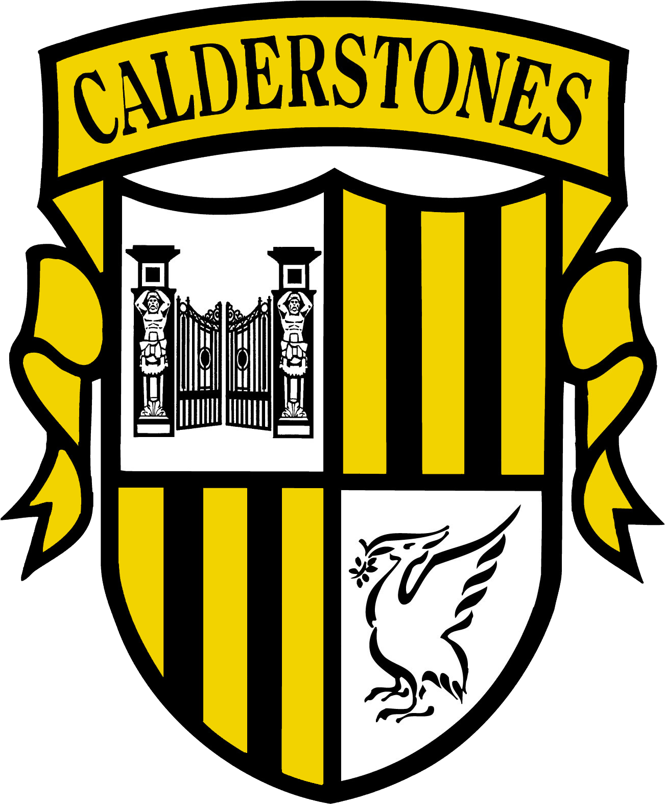 Calderstones School Logo (1417x1650), Png Download