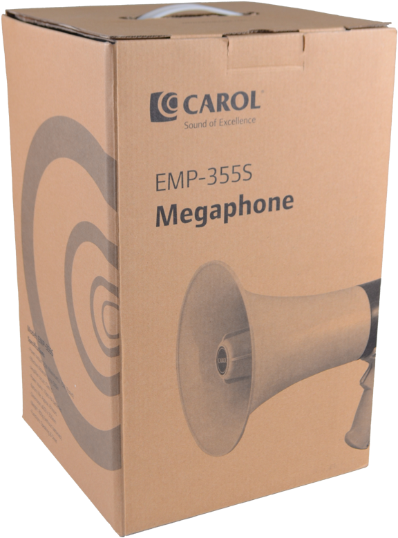 Carol Megaphone - Pampcr-emp355s - Box (602x800), Png Download
