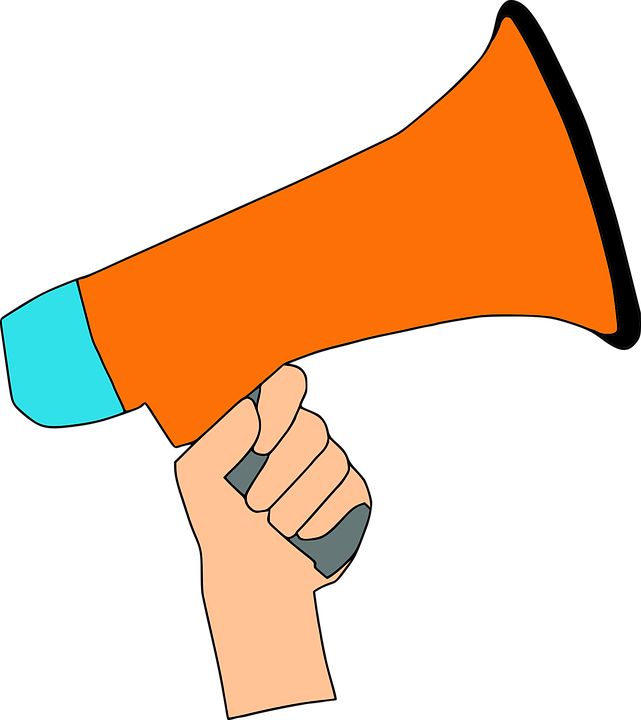 Megaphone Png (641x720), Png Download