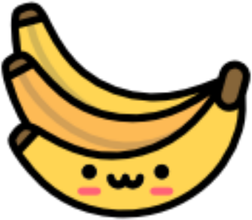 Clip Free Library Banana Cute Yellow Emotions - Banana Kawaii (779x766), Png Download