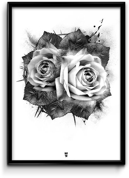 Produkt / Grafiske Plakater / 50x70cm - Rose - Plakat (600x600), Png Download