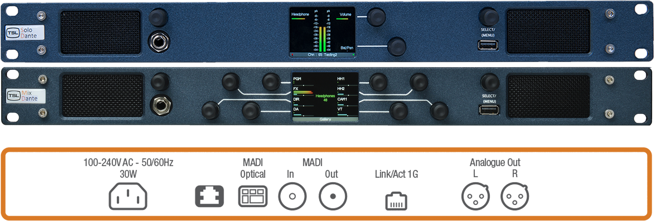 Mpa1 Mix Dante Product Specs >> - Tsl Mpa1 Mix Sdi (2414x837), Png Download