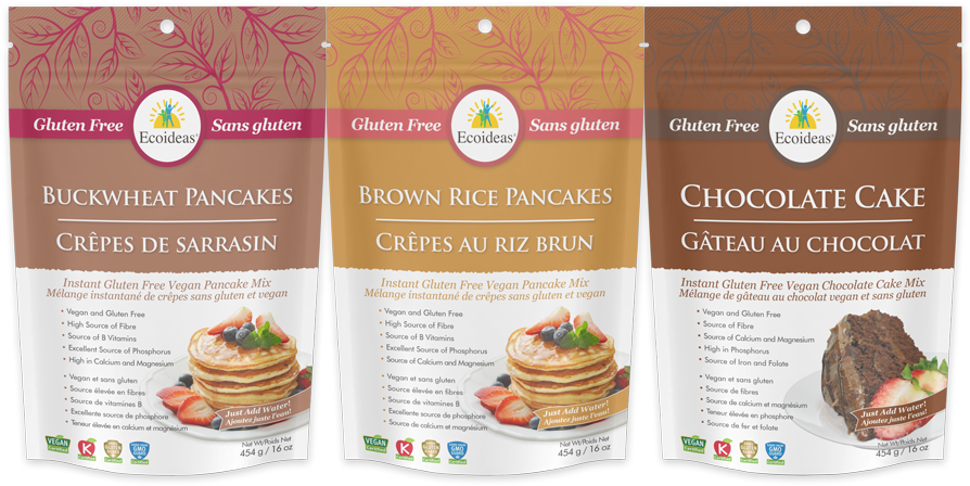 This - Ecoideas Buckwheat Pancake Mix 500g (900x458), Png Download