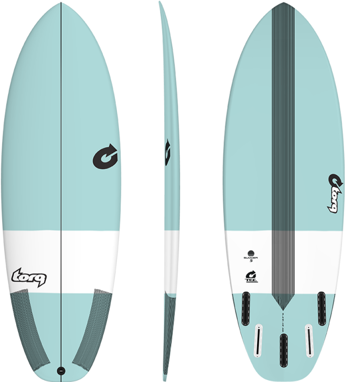 Tq9 Tec Summer5 Tq9 Tec Summer5 Colour - Surfboard Torq Epoxy Tec Summer 5 5.6 Seagreen (800x960), Png Download