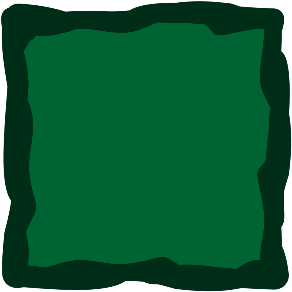 Dark Green Frame Album (1024x1024), Png Download