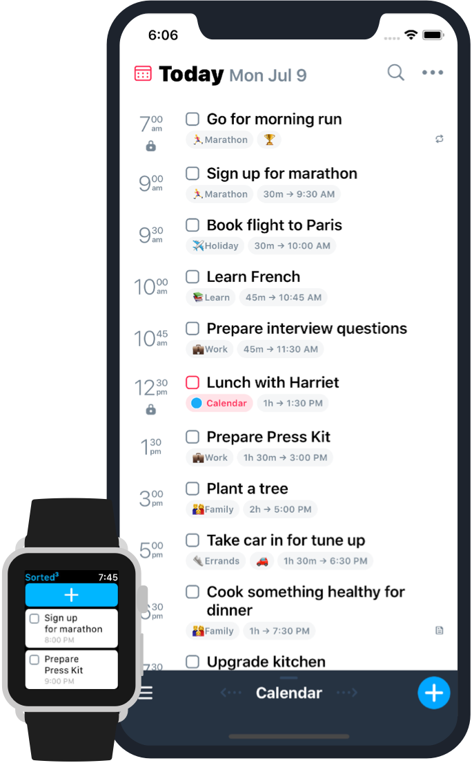 Sorted On Iphone And Apple Watch - Sorted 3 (684x1104), Png Download