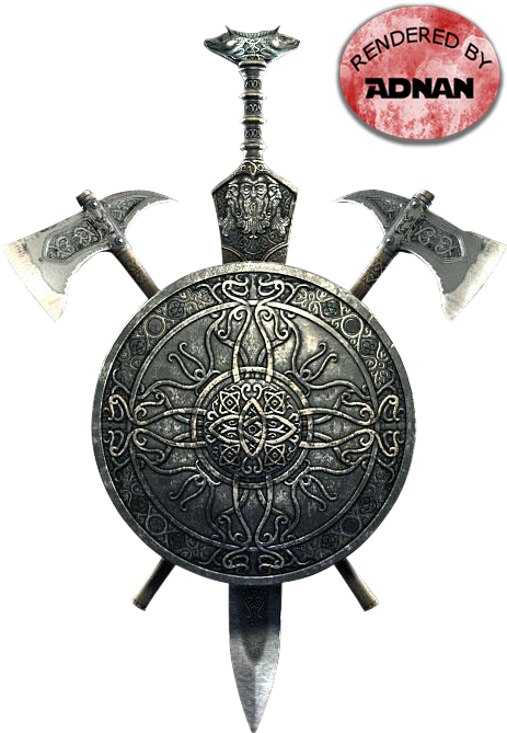 Shield And Sword Shield Sword Png - Ryl Avenger (537x707), Png Download