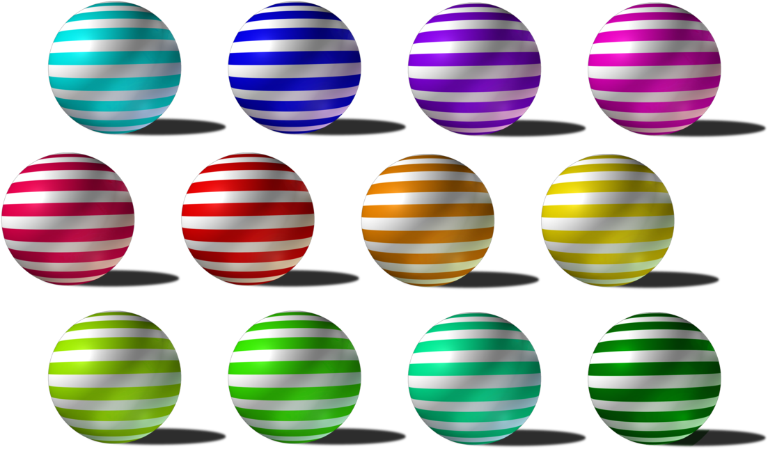 Spheres With Stripes Png - Circle (1192x670), Png Download