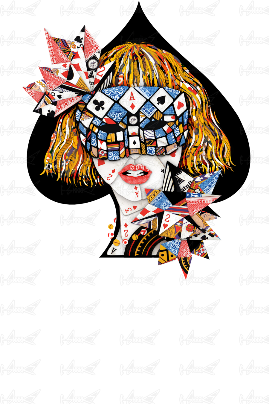 #poker #face - Poker Face Canvas Print - Small By Enkel Dika (900x1350), Png Download