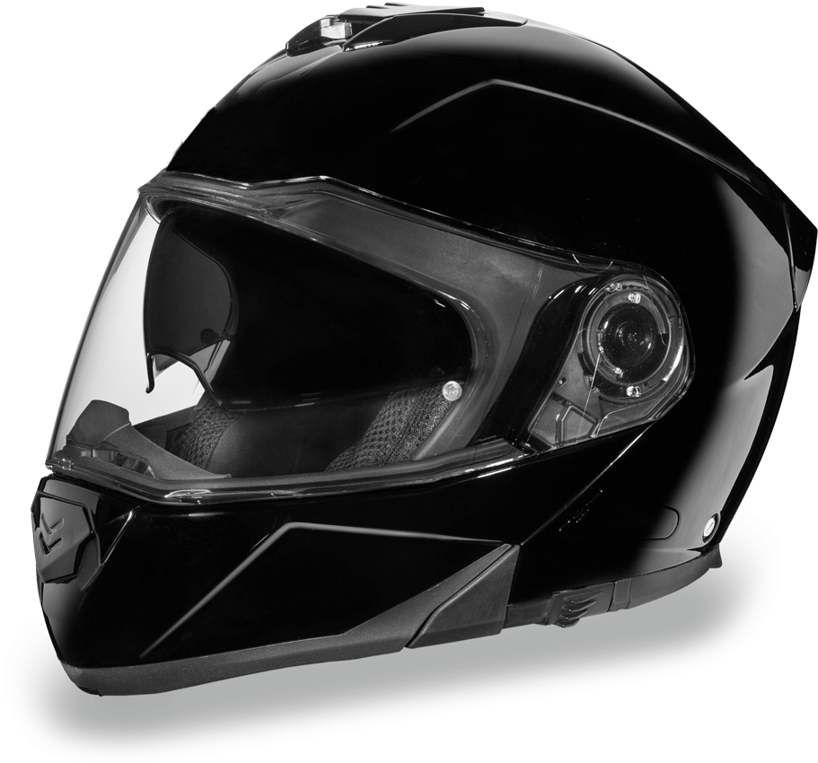Daytona D - O - T - Glide Gloss Black Helmet - Daytona Helmets D.o.t. Daytona Glide- Hi-gloss Black (1000x1000), Png Download