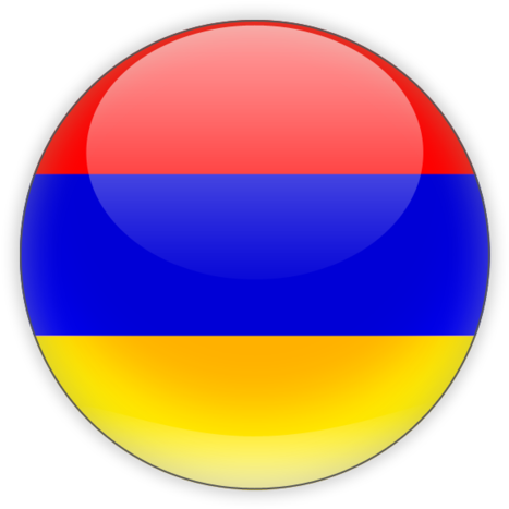 Algeria - Arabic Voiceover - Armenia Flag Circle Png (640x480), Png Download