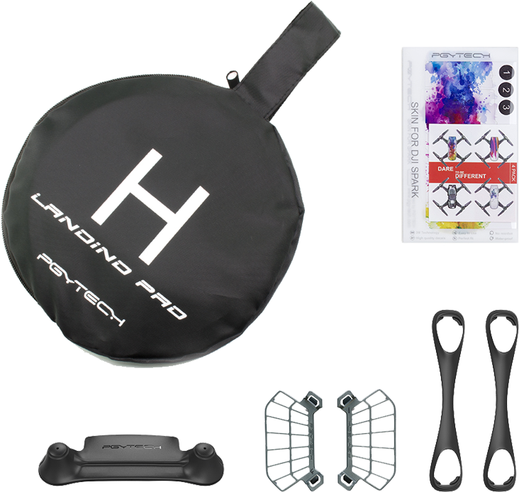 Spark Accessories Combo - Drone Landing Pad (large) (1000x1000), Png Download
