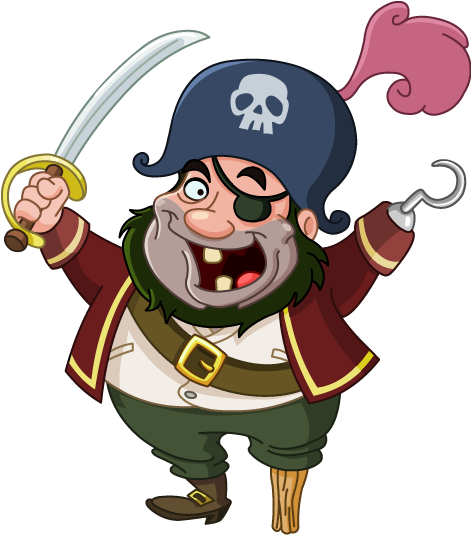 Pirate Png, Download Png Image With Transparent Background, - Fit You1865 Full Color Wall Decals Vinyl Sticker Decor (800x800), Png Download