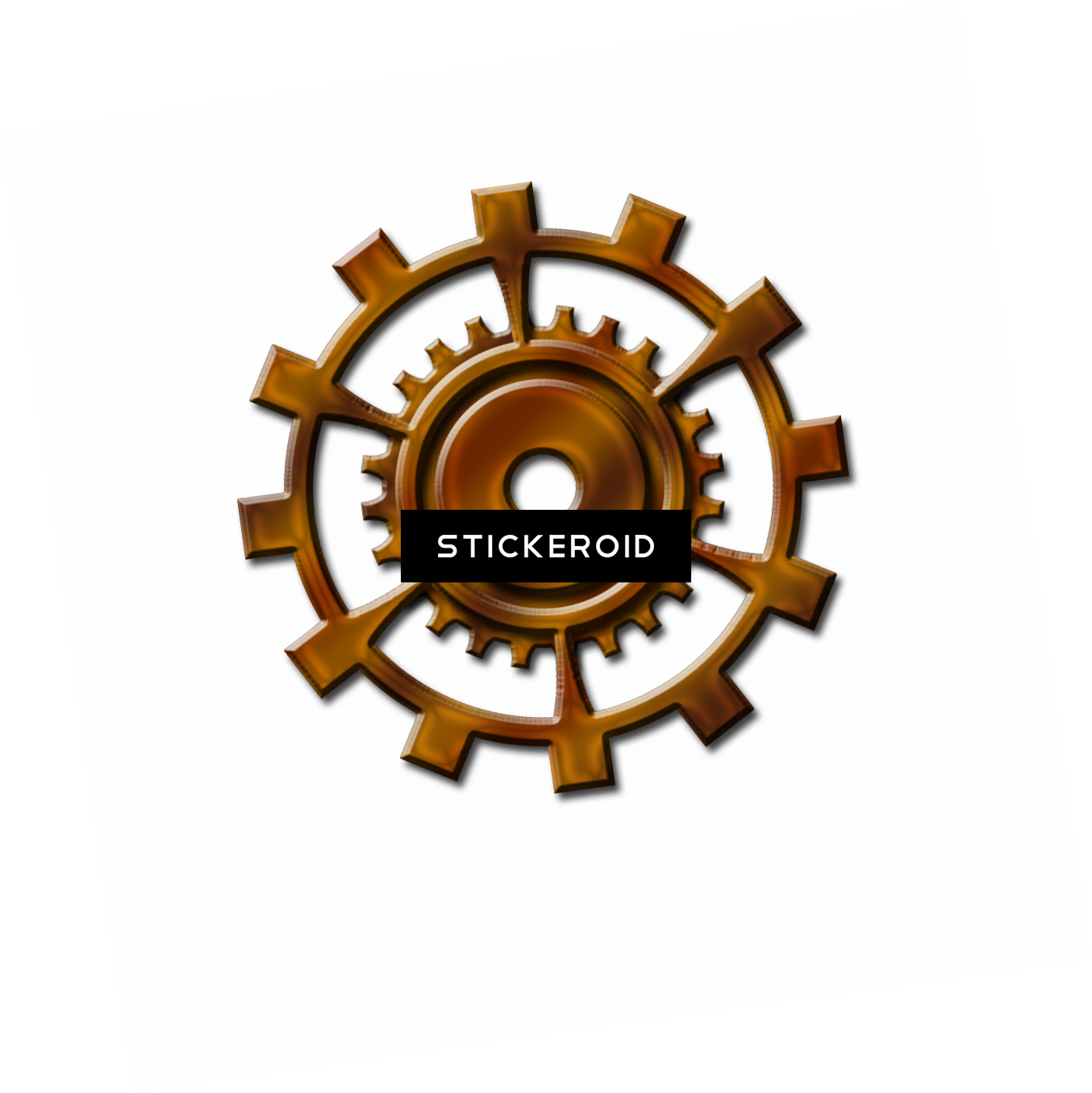 Steampunk Gear (1354x1355), Png Download