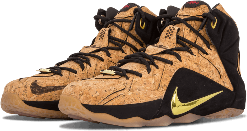 Nike Lebron 12 Ext Cork (1000x600), Png Download
