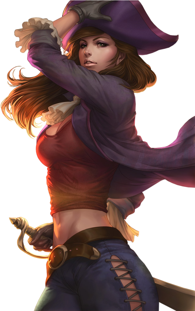 Female Pirate Png Jpg Freeuse Download - Nom De Pirate Femme (667x1000), Png Download