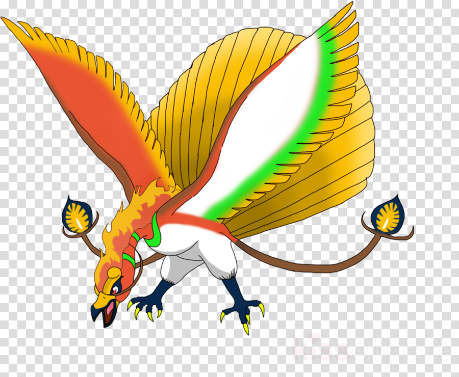 Ho Oh Clipart Ho Oh Groudon Lugia - Ho-oh (900x740), Png Download