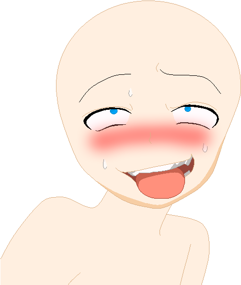 Eye Face Facial Expression Nose Smile Cheek Eyebrow - Ahegao Gif Transparent (600x603), Png Download