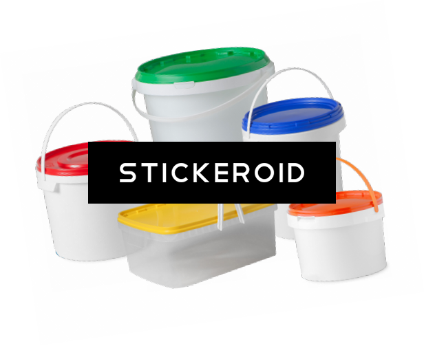Plastic Bucket - Cup (616x503), Png Download