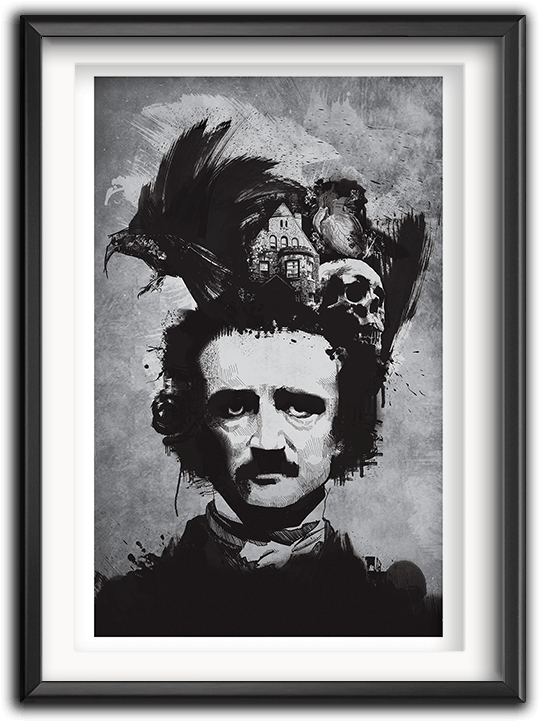 Edgar Allan Poe Poster - Las Aventuras De Arthur Gordon Pym [book] (600x750), Png Download