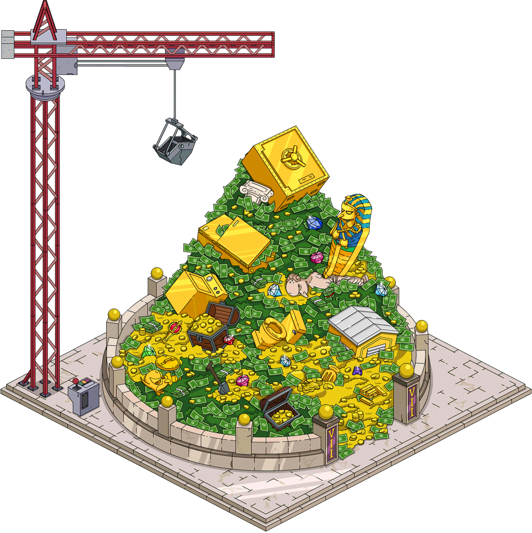 Moneymountain06 Transimage - Berg Kann Nie Zu Hoch Sein Simpsons (1038x1040), Png Download