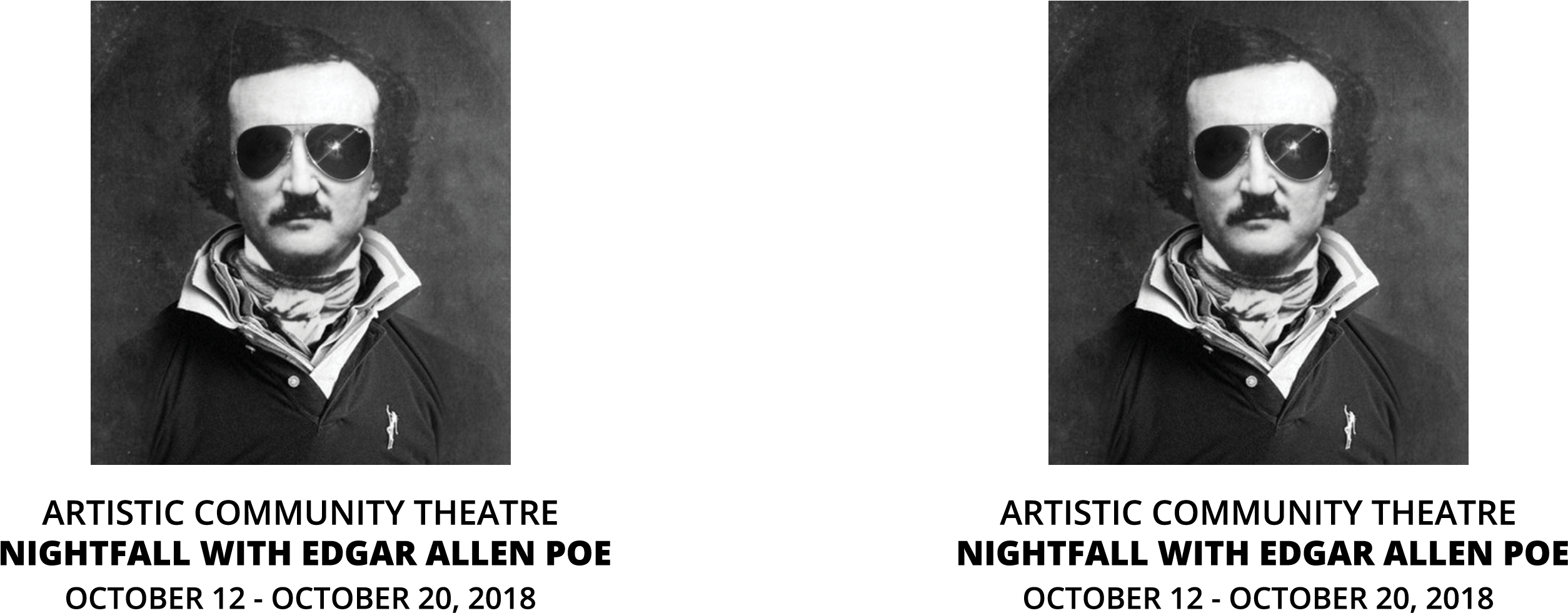 Edar Allan Poe 2x3 Magnet (2700x1050), Png Download