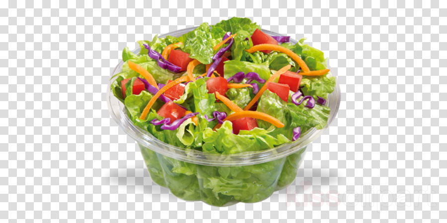 Side Salad Clipart Salad Side Dish Dairy Queen - Fast Food Side Salad (900x450), Png Download