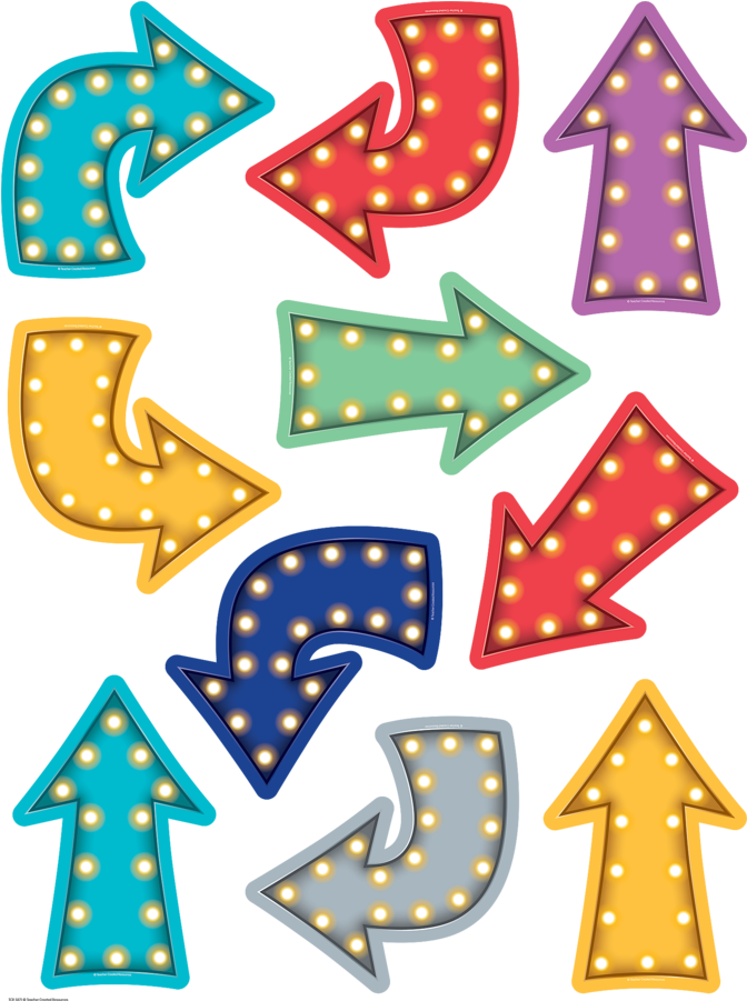 Tcr5871 Marquee Arrows Accents Image - Marquee Arrows (900x900), Png Download