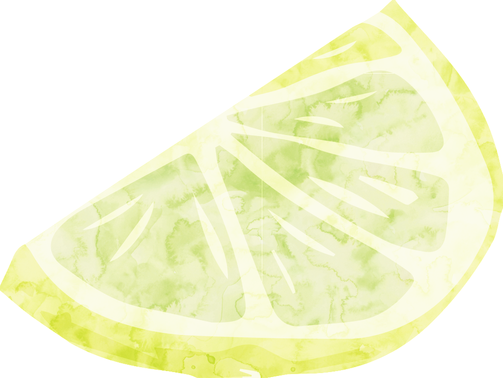 Golden Lemon Cartoon Transparent - Key Lime (1024x770), Png Download