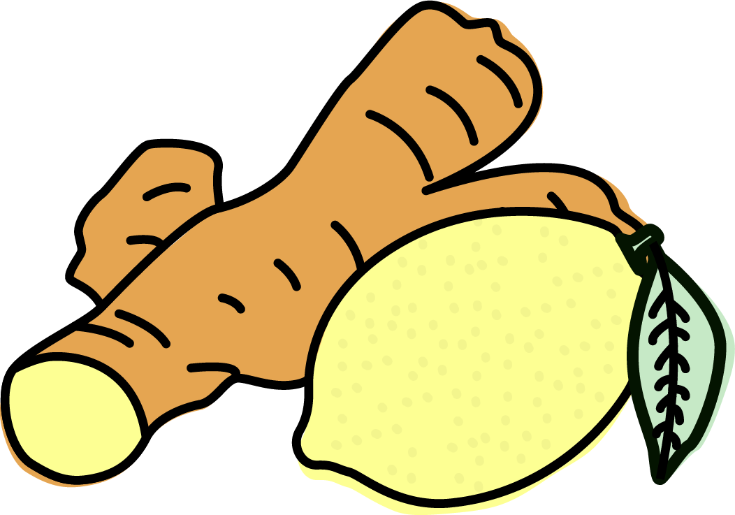 Lemon & Ginger Ice Cream - Sorbet (1052x737), Png Download