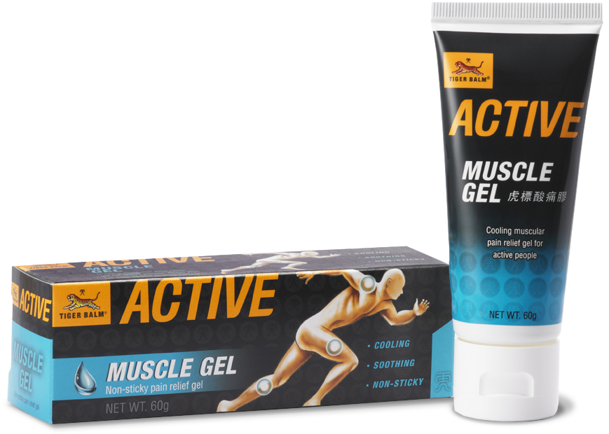 Tiger Balm Muscle Gel (911x636), Png Download
